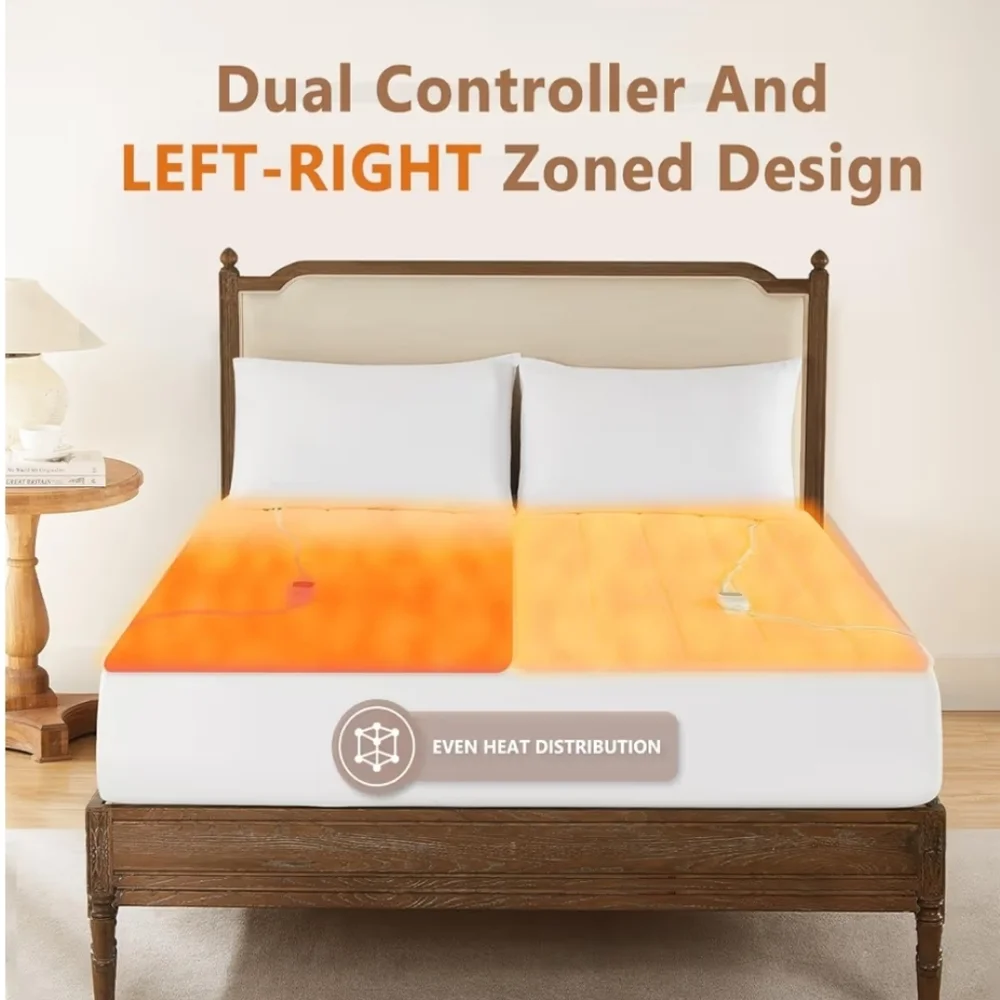 Heated Mattress Pad Queen Size